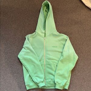 Madhappy green zip-up hoodie